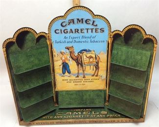 TIN CAMEL CIGARETTES ADVERTISING