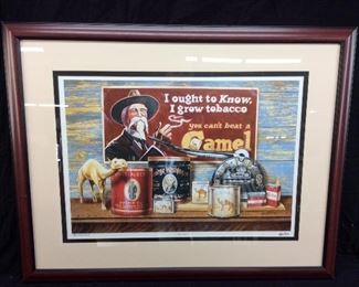 K.KNUTSON ARTIST PROOF, SIGNED PRINT