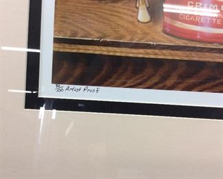 K.KNUTSON ARTIST PROOF, SIGNED PRINT