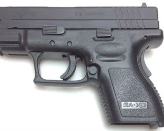SPRINGFIELD ARMORY XD-9 9MM SUB COMPACT PISTOL, FIREARMS, HAND GUNS, GUNS