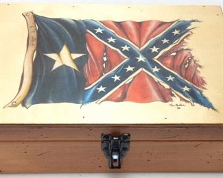 TOM BUTLER ‘94 WOODEN LOCK BOX, WITH