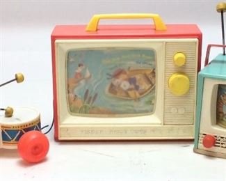 VINTAGE FISHER PRICE TOYS, DRUMMER