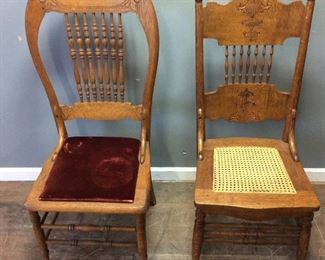 2 VTG. CHAIRS