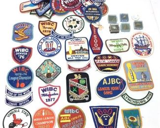 ASSORTED VTG. BOWLING PATCHES,