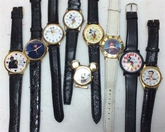 VINTAGE WATCH COLLECTION MICKEY MOUSE