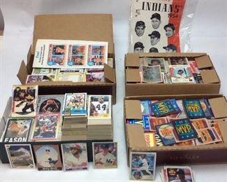 1970s, 80s & 90s UPPER DECK, SCORE, TOPPS
FLEER DONRUSS BASEBALL, FOOTBALL CARDS