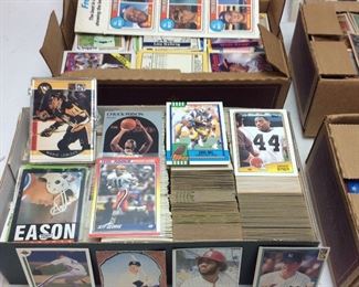 1970s, 80s & 90s UPPER DECK, SCORE, TOPPS
FLEER DONRUSS BASEBALL, FOOTBALL CARDS