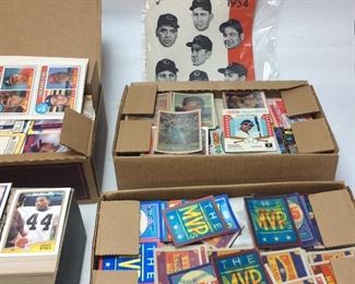 1970s, 80s & 90s UPPER DECK, SCORE, TOPPS
FLEER DONRUSS BASEBALL, FOOTBALL CARDS