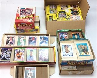 1970s, 80s & 90s UPPER DECK, SCORE, TOPPS
FLEER DONRUSS BASEBALL, FOOTBALL CARDS