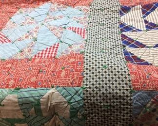 OLD HAND TIED QUILT