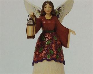 JIM SHORE ANGEL ALL AGLOW SCULPTURE