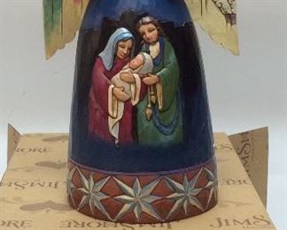 JIM SHORE LORD AT THY BIRTH ANGEL SCULPTURE