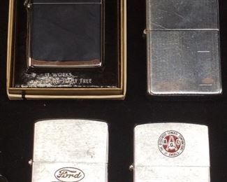 4 ZIPPO LIGHTERS, WILSON