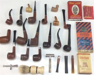 VINTAGE SMOKING TOBACCO PIPES,