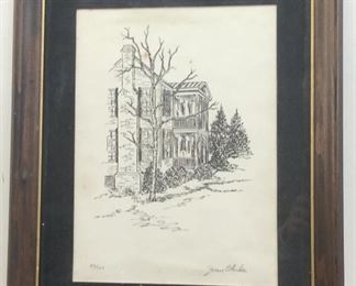 JEAN CLARKE SIGNED PRINT, 30/100