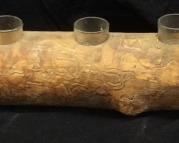 WOOD CANDLE HOLDER