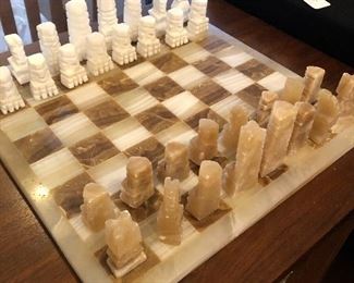 Very nice vintage Ivory chess set
