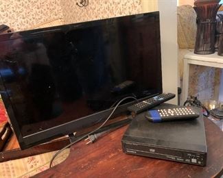 Working TV, also DVD player