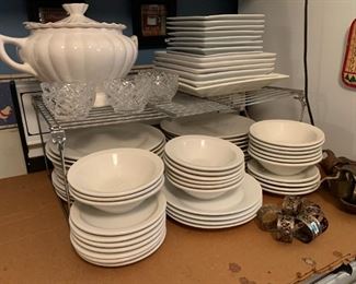 white dinnerware just in time for the holidays!