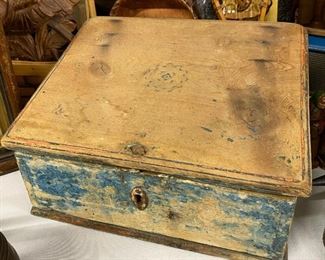 Primitive Antique Writing Box 