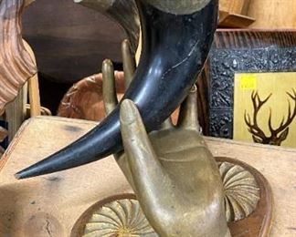 Antique Drinking Horn