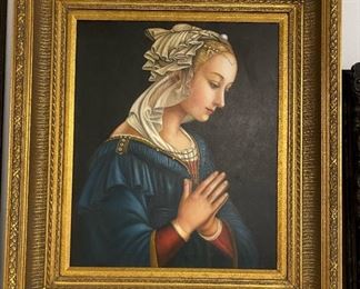 Madonna Oil on Canvas 