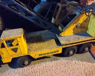 Nylint Michigan Clark T24 Shovel Crane Toy Truck