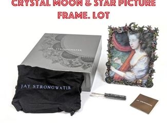 Lot 2005 JAY STRONGWATER Crystal Moon Star Picture Frame. Lot 
