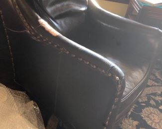 Bernhardt leather chairs