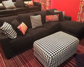 Sleeper sofa with chaise lounge