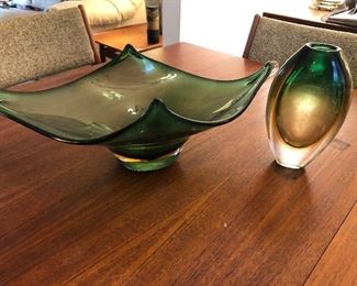 Mid century Murano glass