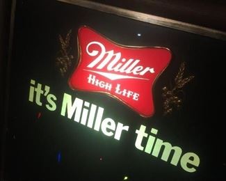 Miller High Life --Lighted & Animated Beer Sign--Classic!