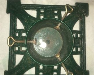 Large & Heavy Vintage Art Deco Design Christmas Tree Base--Nice Condition!