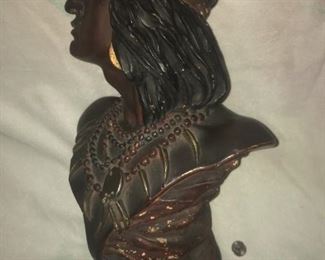 HIAWATHA (PIC #2) 21"h x 13"w x 10"d (approx.)