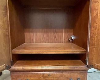 Vaughn Furniture Company Entertainment Armoire. Dimensions: 36w x 48h x 20.5d
Available for presale starting Tuesday, January 11. Check back for pricing and contract details!