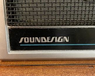 Vintage Soundesign wide range speakers - working! 