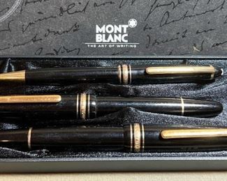 063 MontBlanc Meisterstuck Pens