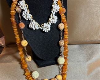 Amber and other vintage jewelry