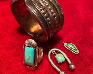 277 Pat Reed Sterling Ring, Cuff Bracelet More