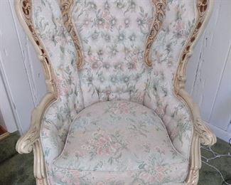 Vintage matching 3 pieces, chair sofa and loveseat prices separate and the items were never used. Mint condition from 1970's