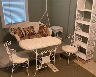 Several wicker pieces available
