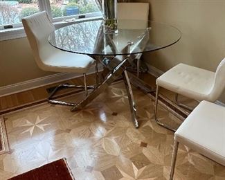 Modern table and chairs 