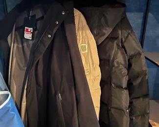 Lots of clothing still going through