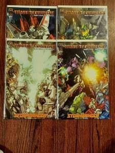 4 Transformers comic books