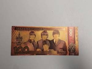 The Beatles Gold Banknote