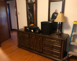 3 piece set. Dresser, nightstand and armoire.  