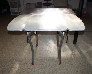 VINTAGE DROP SIDE FORMICA TABLE