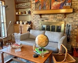 Quaint country home with a Danish flair.  This home is charmingly accented with original artwork by the owner. 