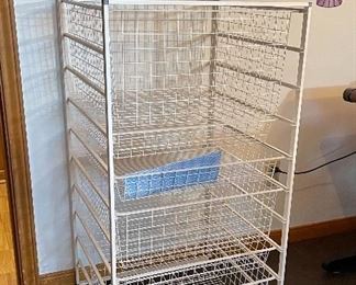 Wire Racks with Sliding Drawers 
