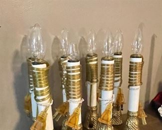 Brass-Base Window Candlesticks 
